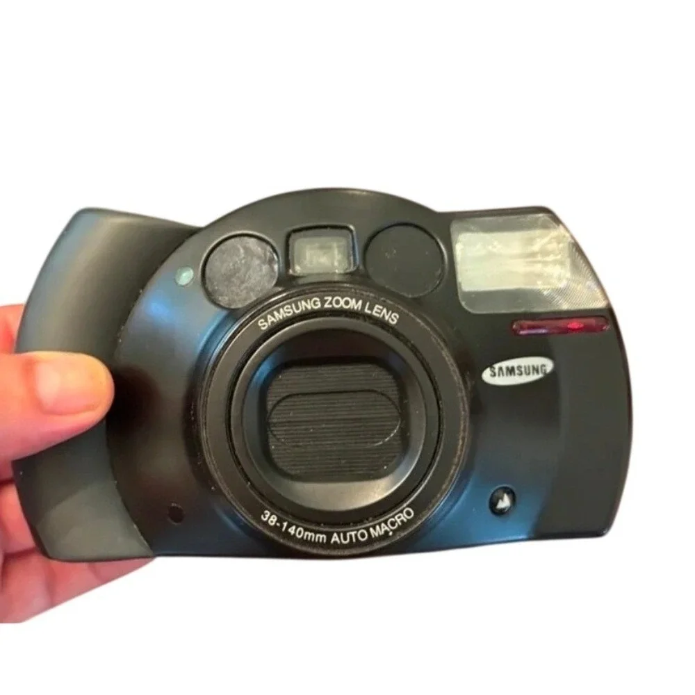 Vintage Samsung ECX1 Panorama 35mm Film Camera Designed by F.A. Porsche Working